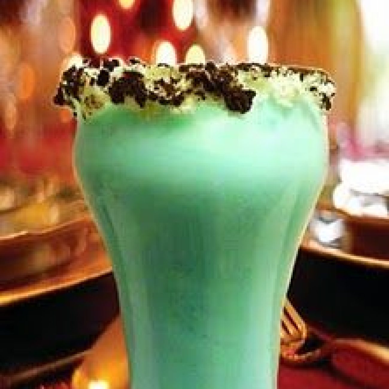 Creme De Menthe Chocolate Vanilla Drink