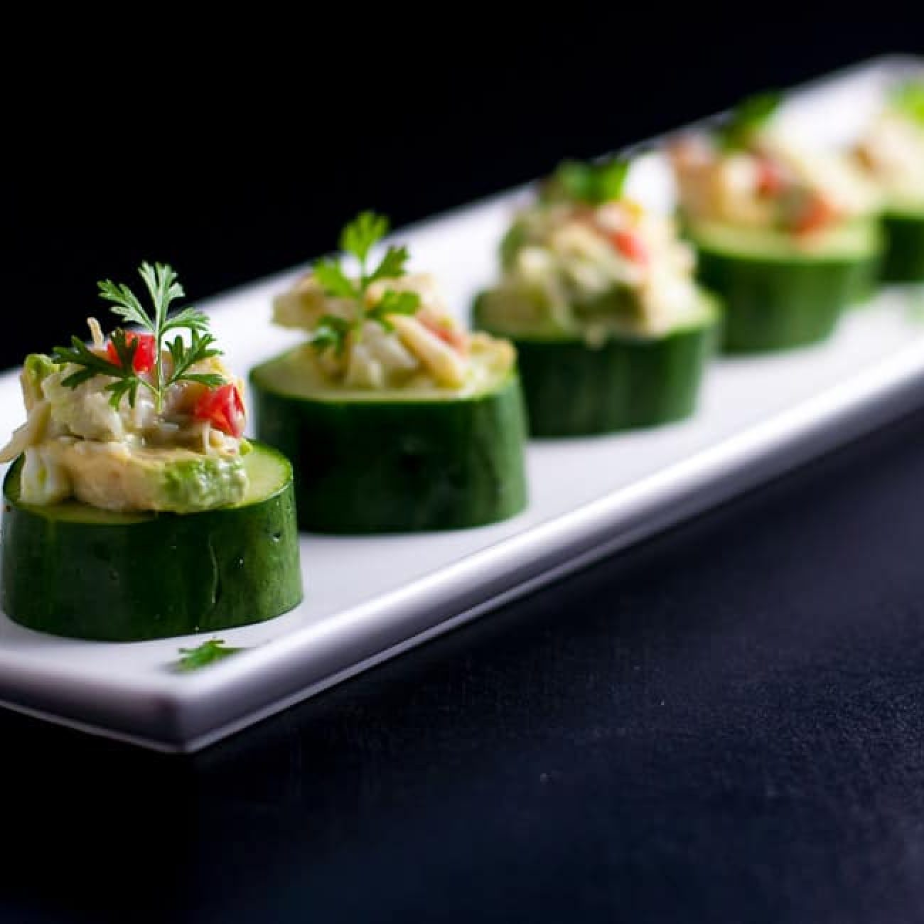 Crisp Cucumber Cups Stuffed with Flavorful Fillings