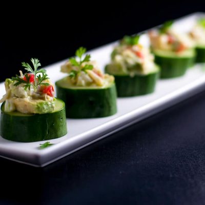 Crisp Cucumber Cups Stuffed With Flavorful Fillings