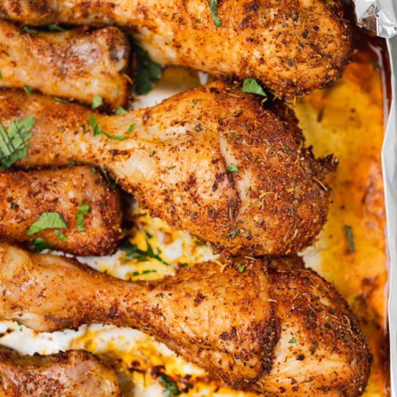 Crispy Baked Spicy Chicken Wings & Drumsticks Recipe