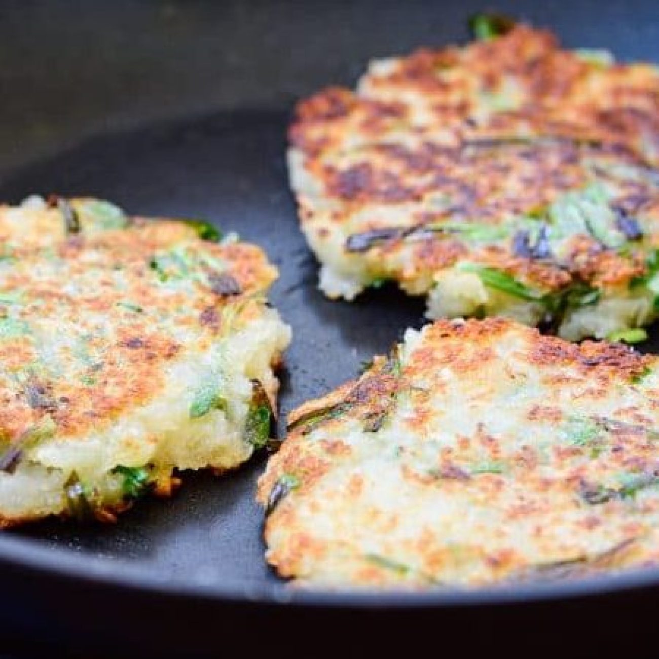 Crispy Carrot And Potato Pancakes