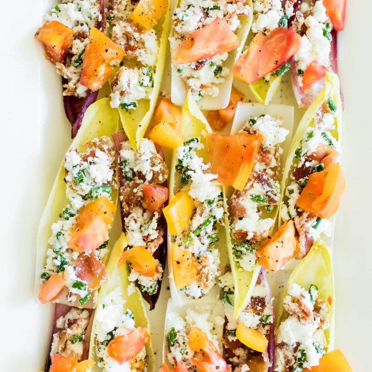 Crispy Endive Boats with Savory Filling