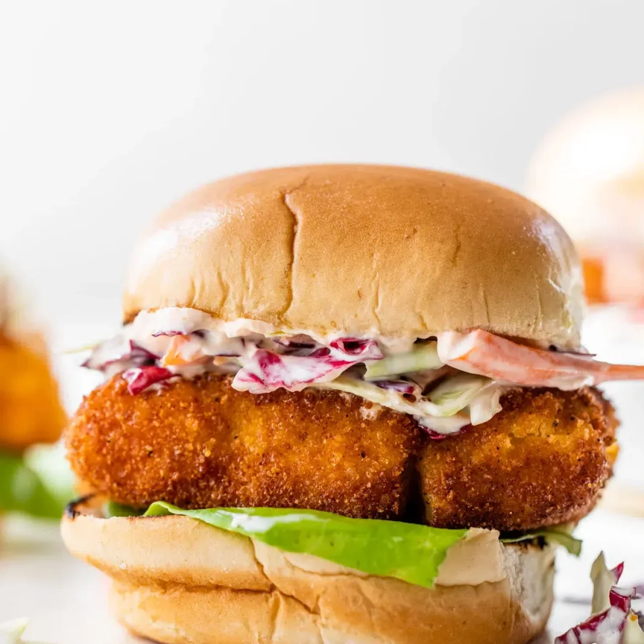 Crispy Fish Or Chicken Sandwich With