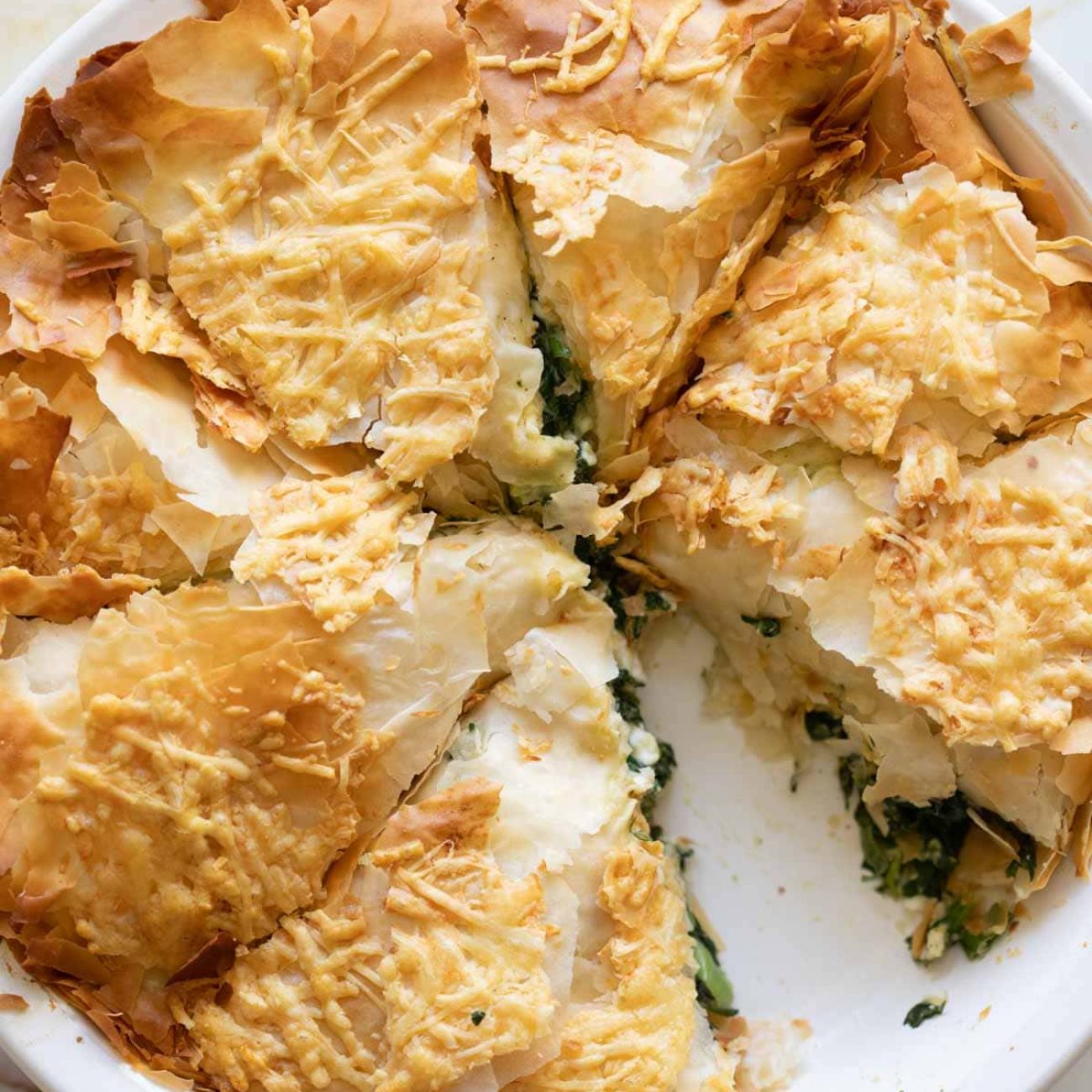 Crispy Greek Spinach and Feta Phyllo Rolls