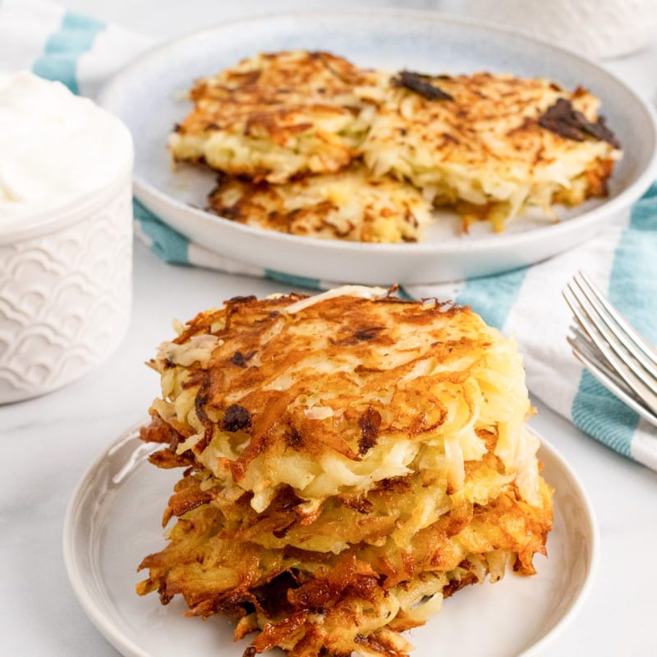 Crispy Homemade Potato Pancakes Recipe for Couples