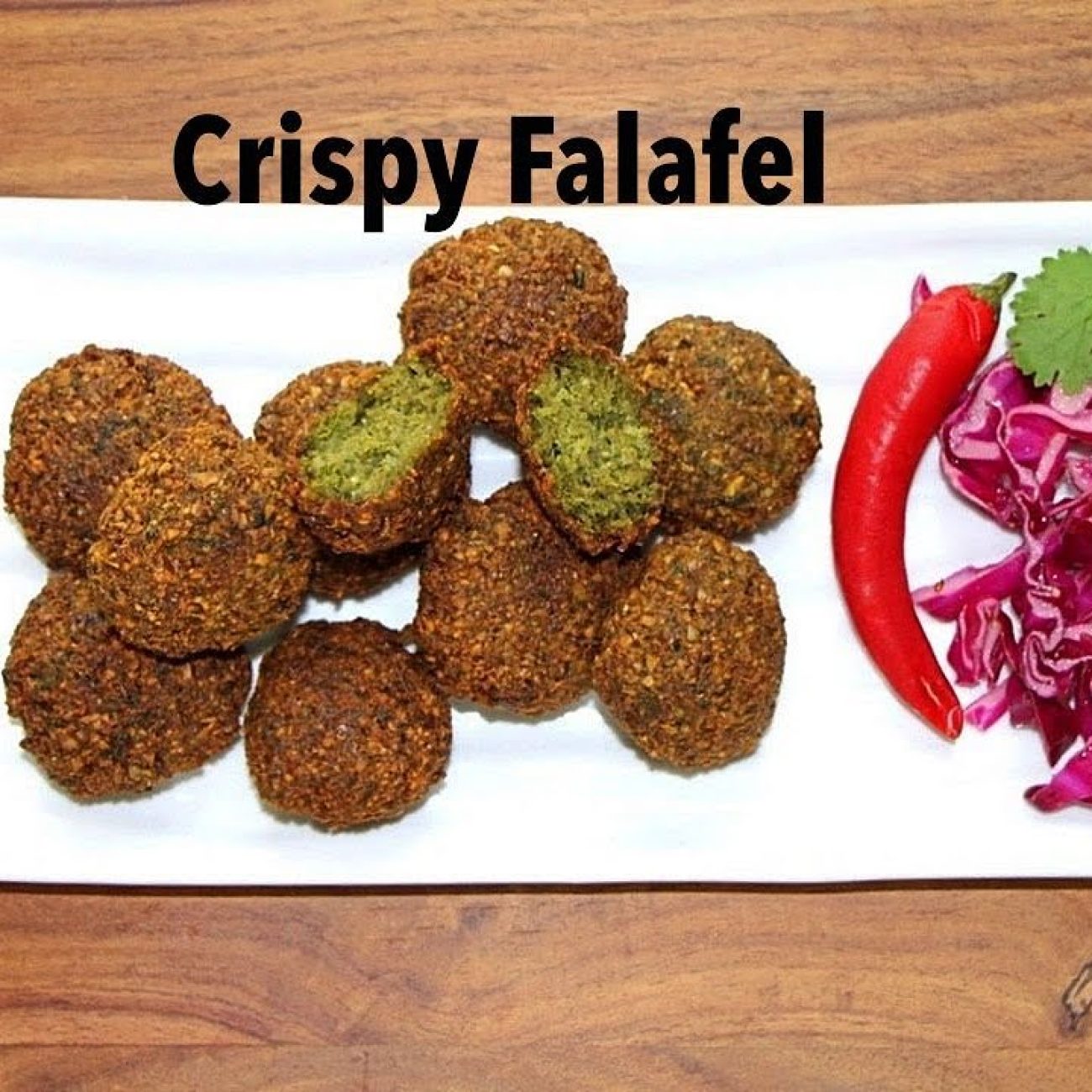 Crispy Homemade Soybean Falafel Recipe