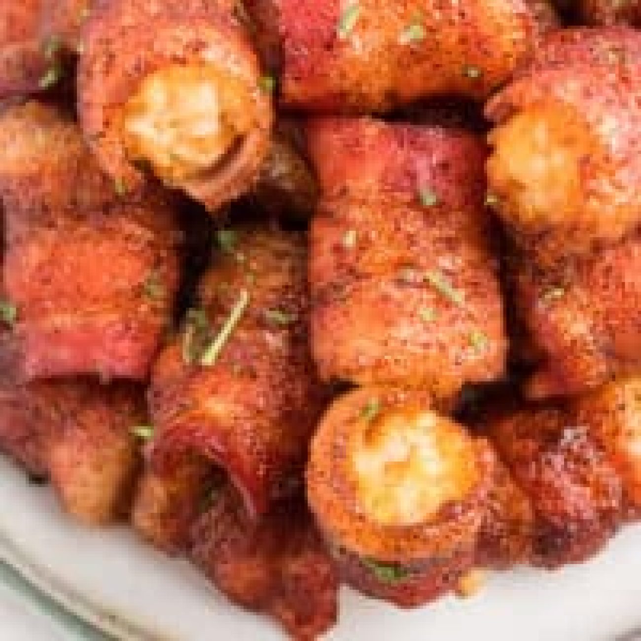 Crispy Honey-Glazed Bacon-Wrapped Tater Tots Recipe