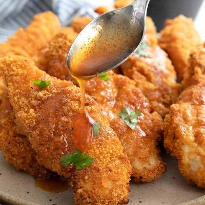 Crispy Low Carb Fried Chicken Nuggets