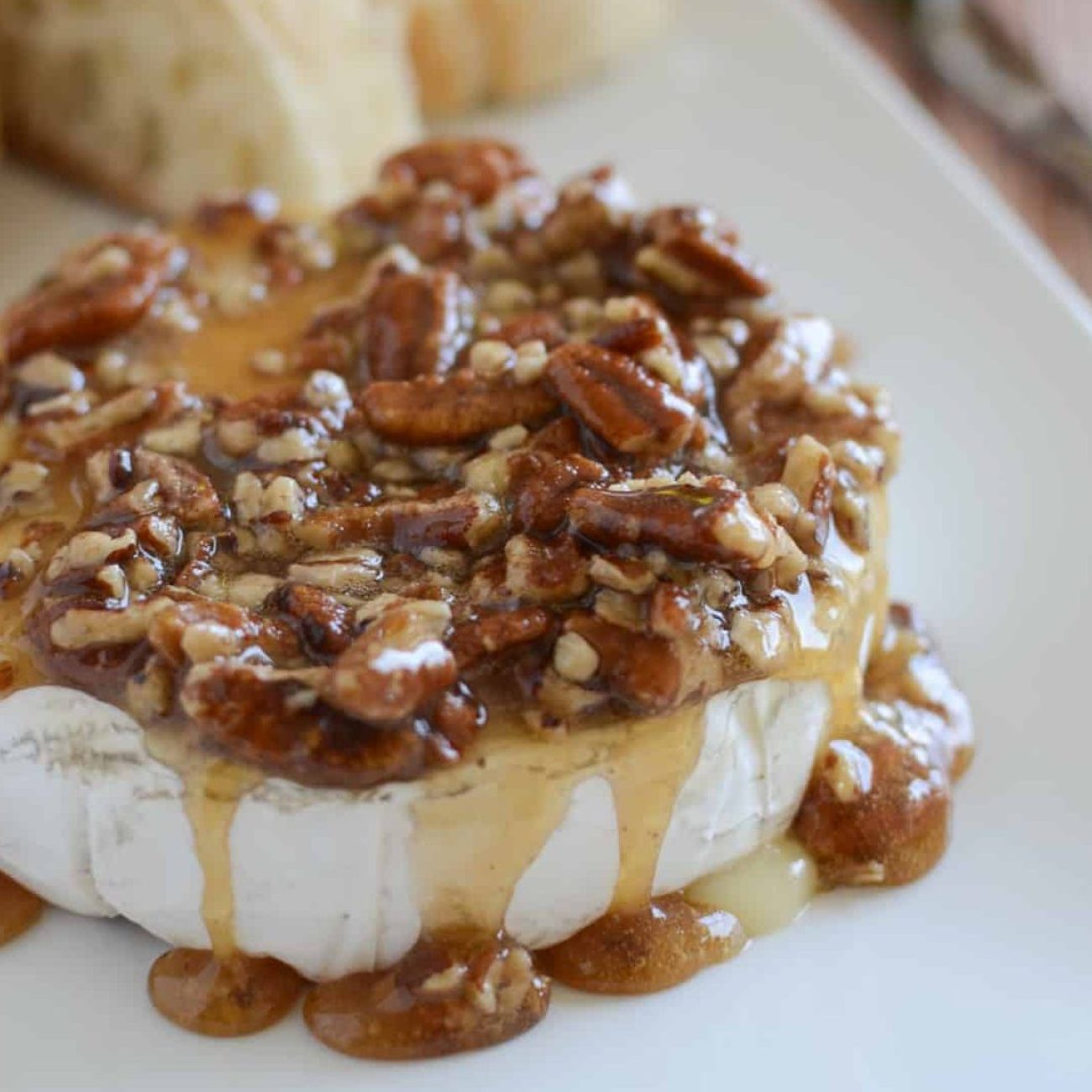 Crispy Nut-Crusted Brie with Sweet Glaze