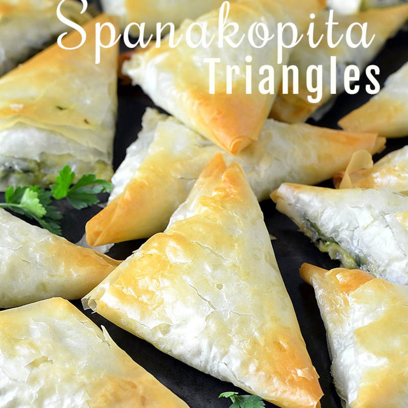 Crispy Onion & Triple Cheese Phyllo Triangles Recipe