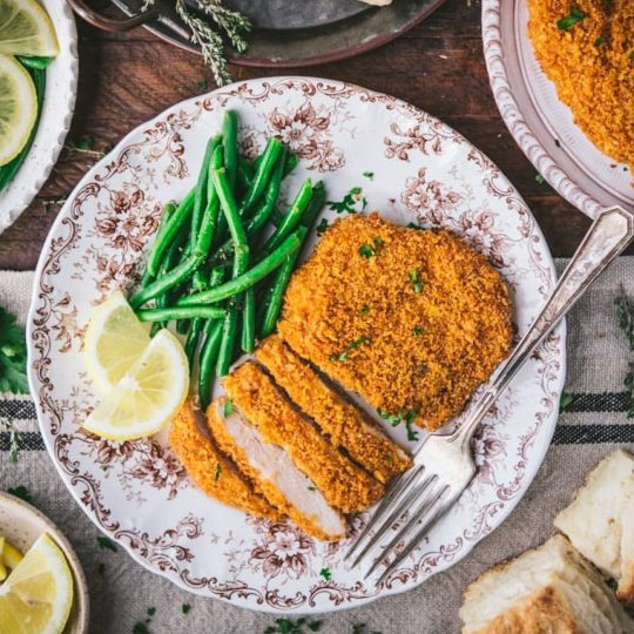 Crispy Oven- Fried Chicken Breasts