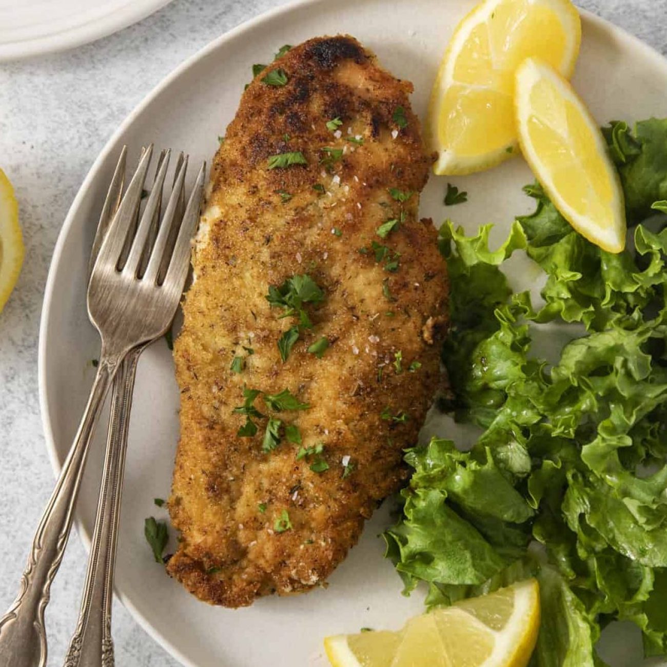 Crispy Panko Chicken Cutlets