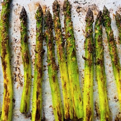 Crispy Parmesan Roasted Asparagus