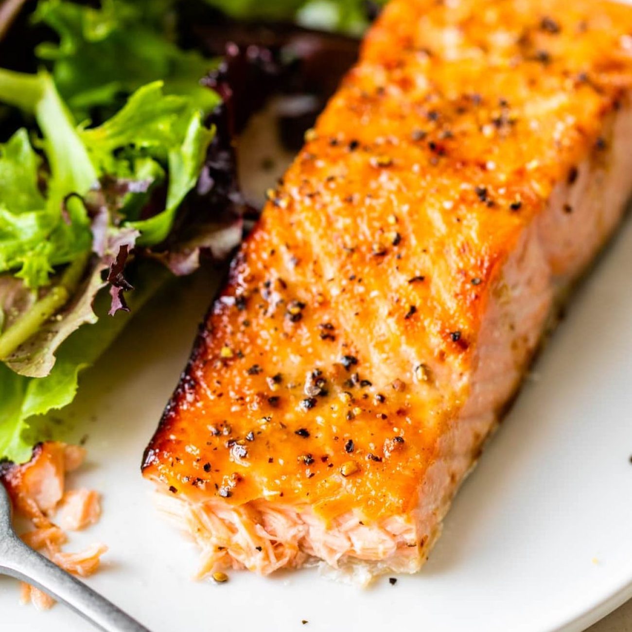 Crispy Potato and Flaky Salmon Warm Salad Recipe