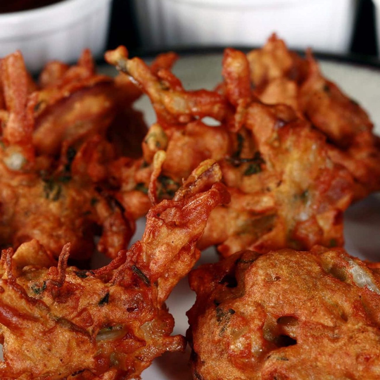 Crispy South Indian Onion Fritters Recipe