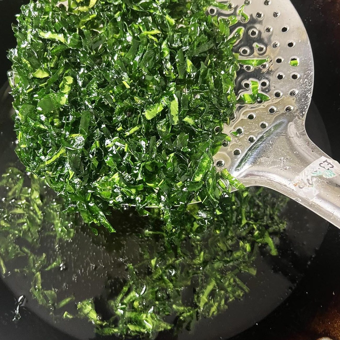 Crispy Spinach