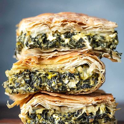 Crispy Spinach And Feta Phyllo Triangles Recipe