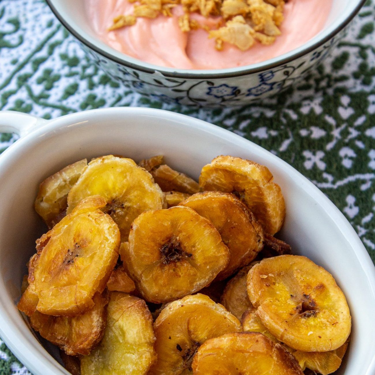 Crispy Spinach and Plantain Patties