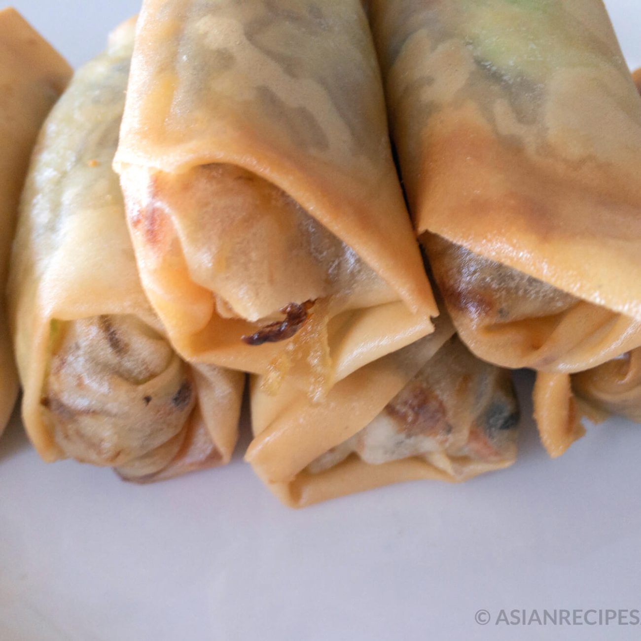 Crispy Spring Rolls with Glass Noodles Recipe