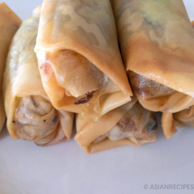 Crispy Spring Rolls With Glass Noodles Recipe