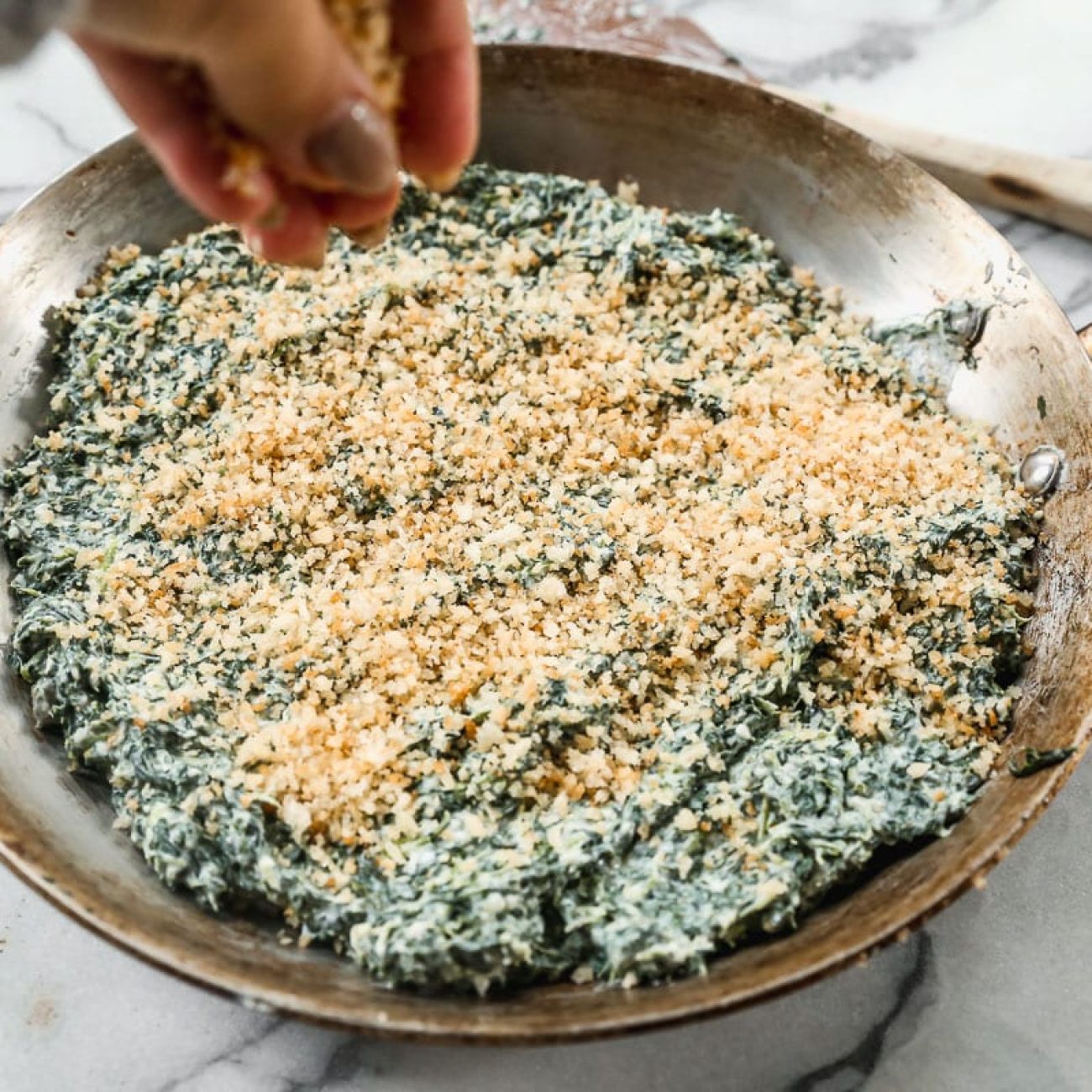 Crispy-Topped Spinach Casserole