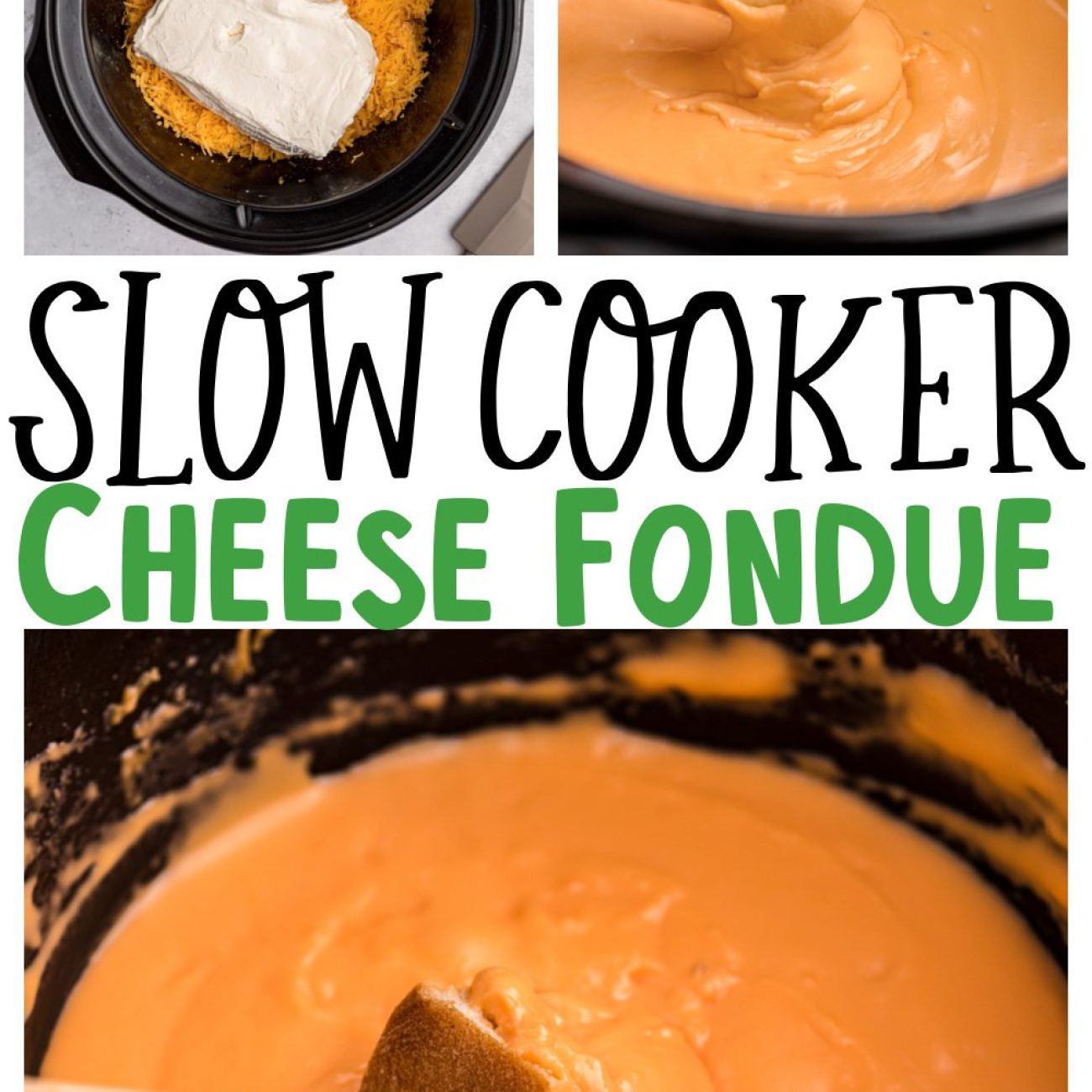 Crock Pot Cheddar Fondue