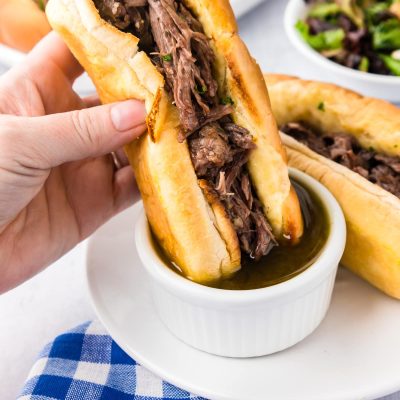 Crock Pot Slow Cooker French Dip Roast Beef