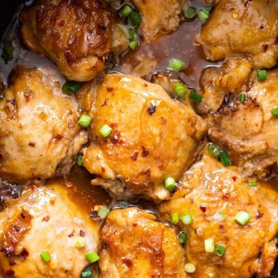 Crock Pot Thai Chicken Thighs