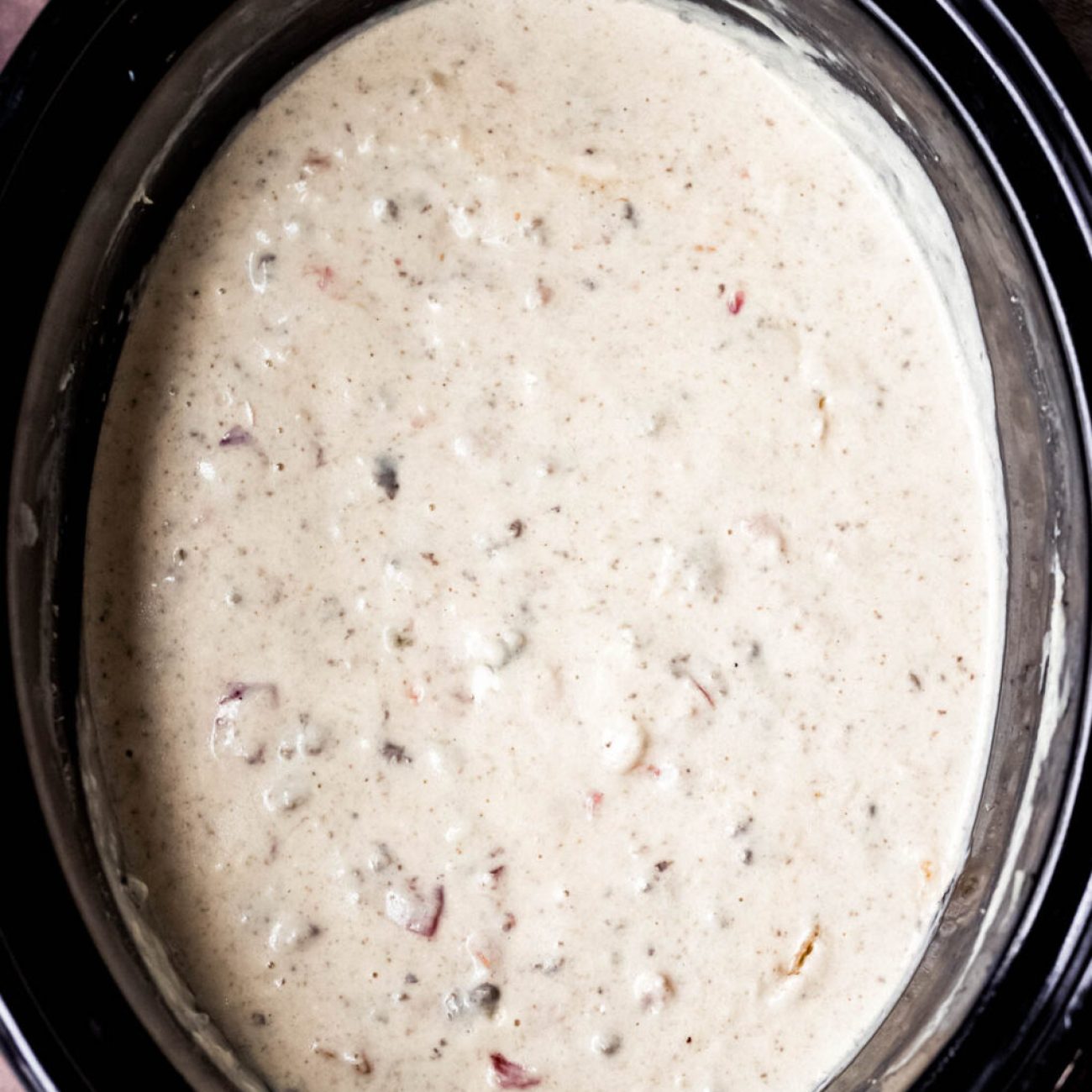 Crockpot Wild Mushroom Dip