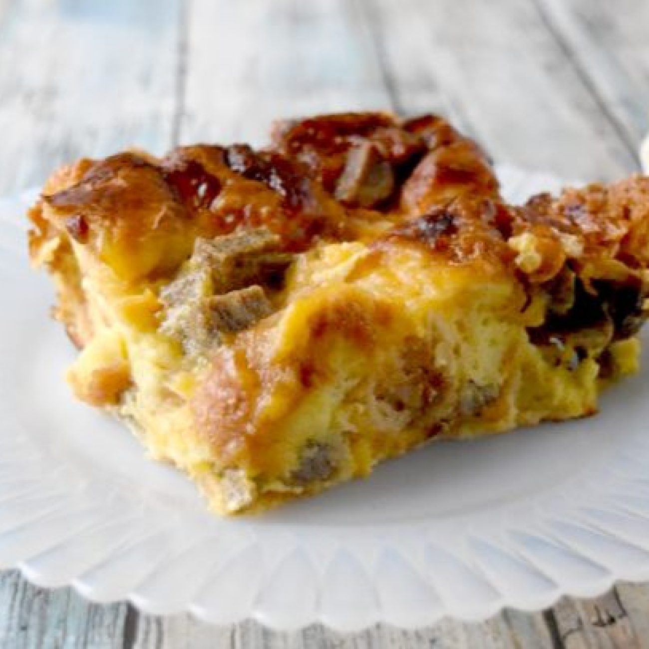 Croissant Breakfast Casserole