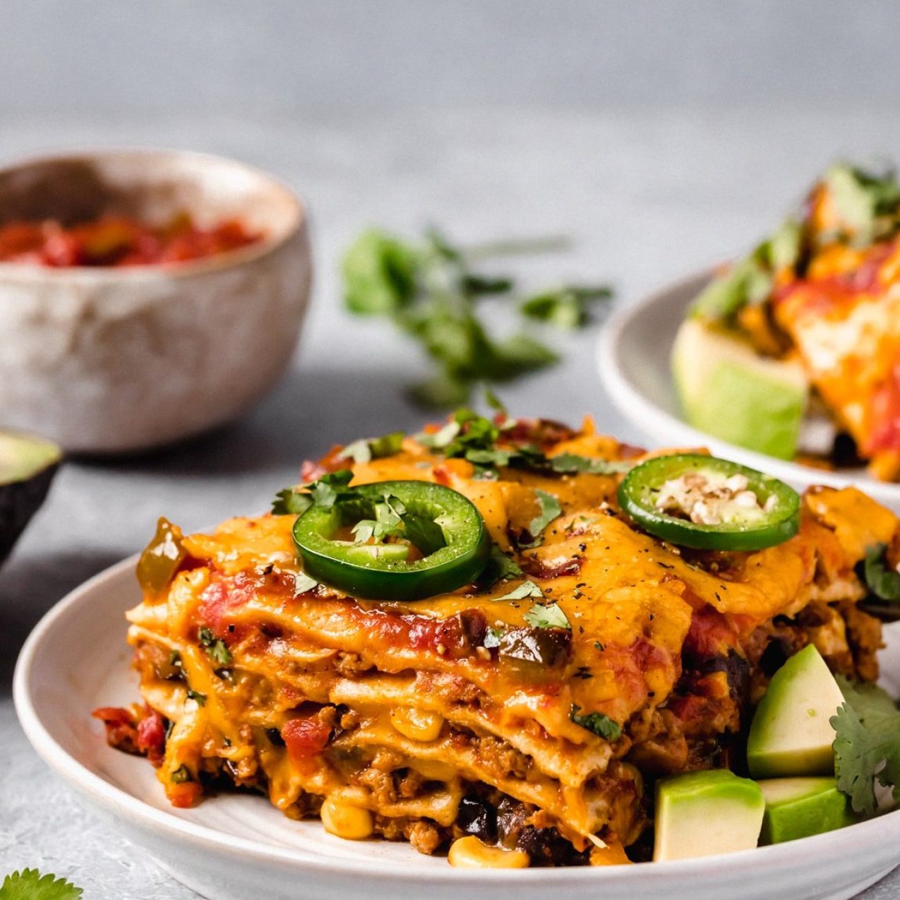 Crowd-Pleasing Tex-Mex Tortilla Layered Bake