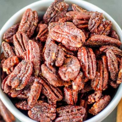 Crunchy Chili And Brown Sugar Pecans