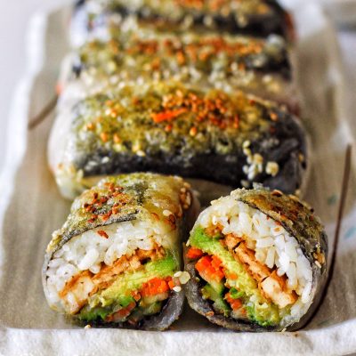 Crunchy Cucumber Summer Rolls