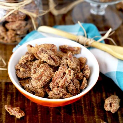 Crunchy Glazed Pecans