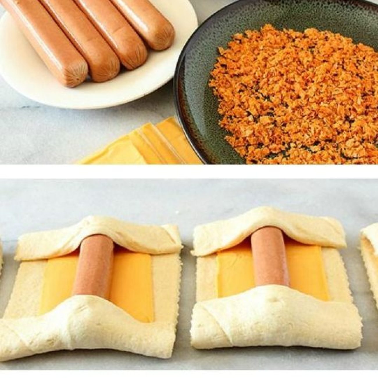 Crunchy Nacho Dogs