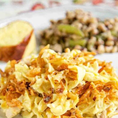 Crunchy Onion Chicken &Amp; Noodles