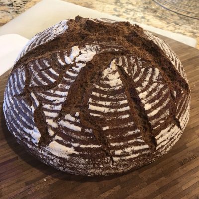 Crusty Sourdough Rye Bread