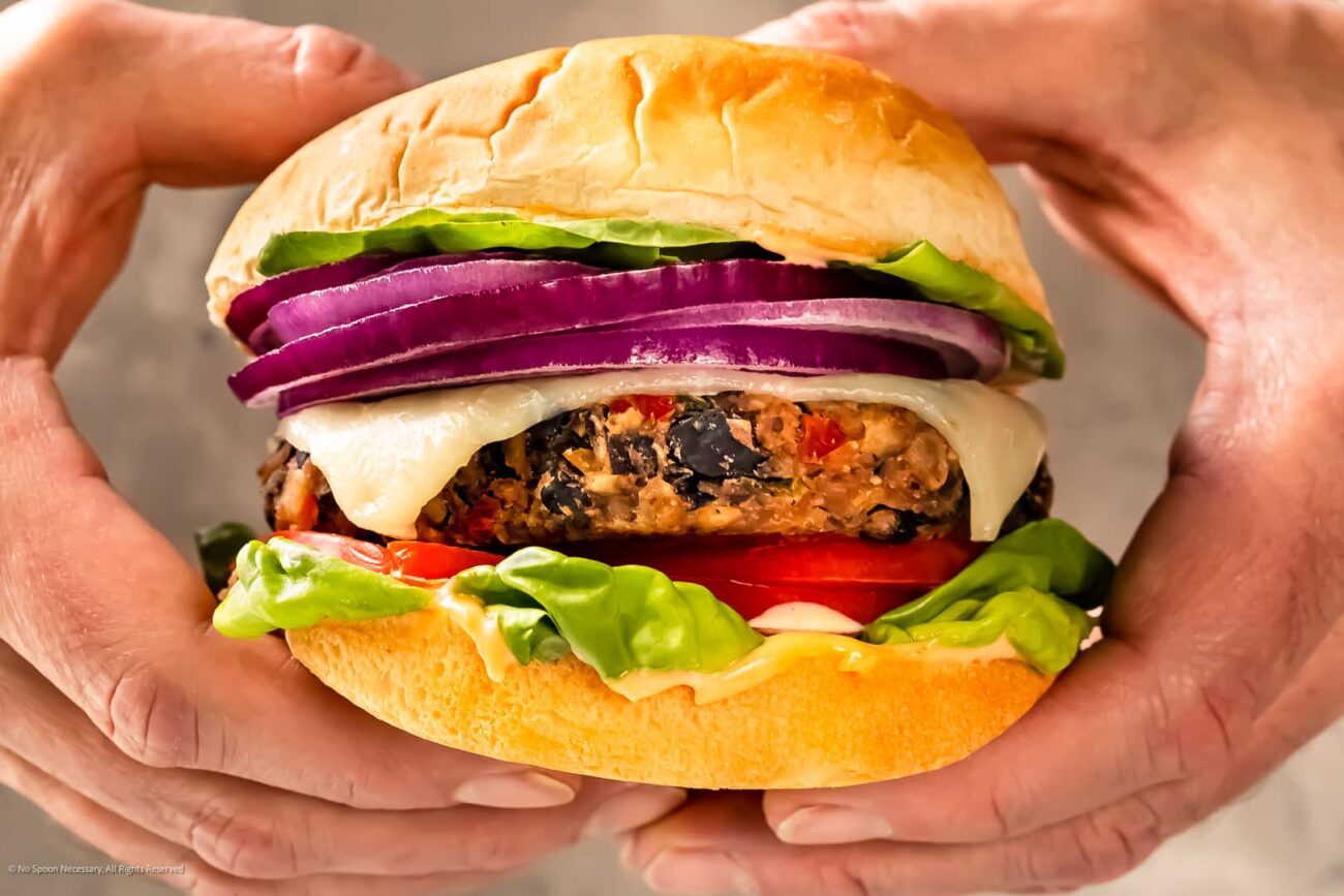 Cuban Black Bean Patties With Pineapple Rice