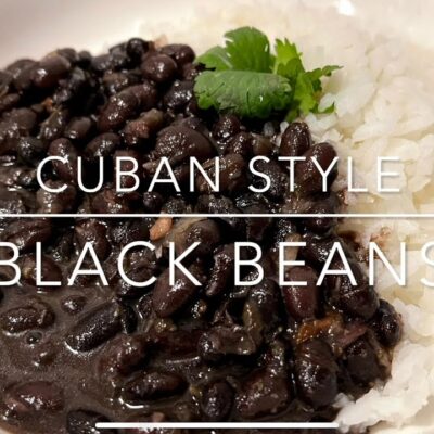 Cuban-Style Black Beans