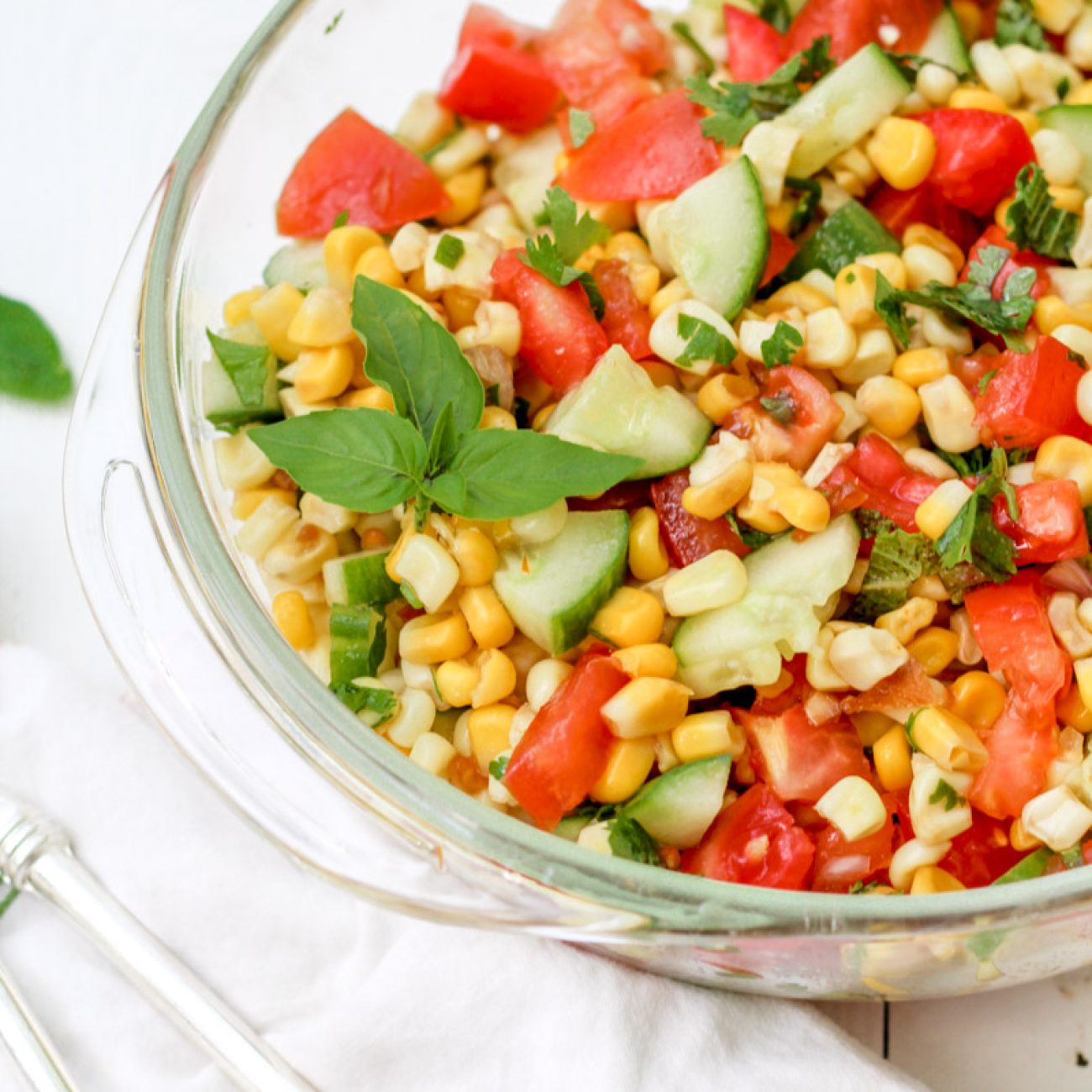 Cucumber And Roasted Corn Salsa