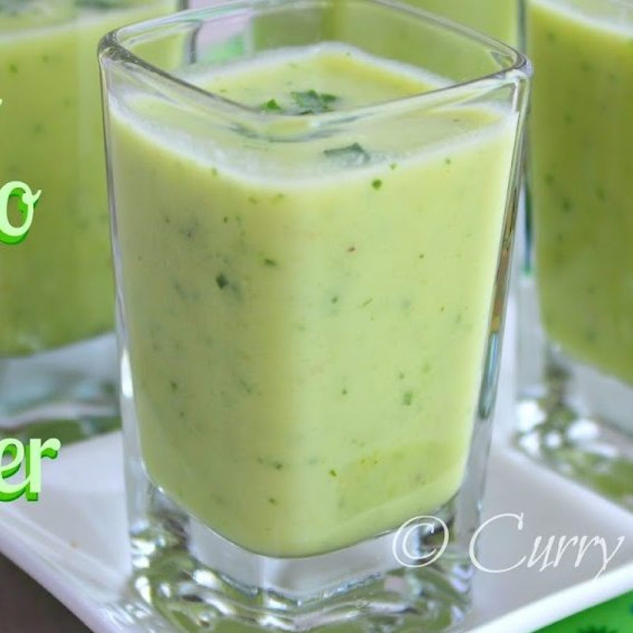 Cucumber Avocado Shooter