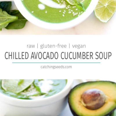 Cucumber Avocado Soup Soupe Glace