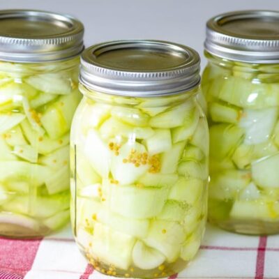 Cucumber Onion Mustard Pickles