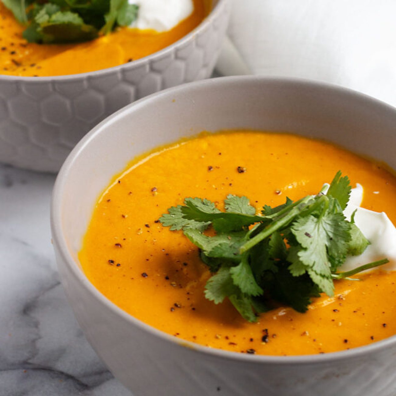 Curried Carrot Coconut Soup