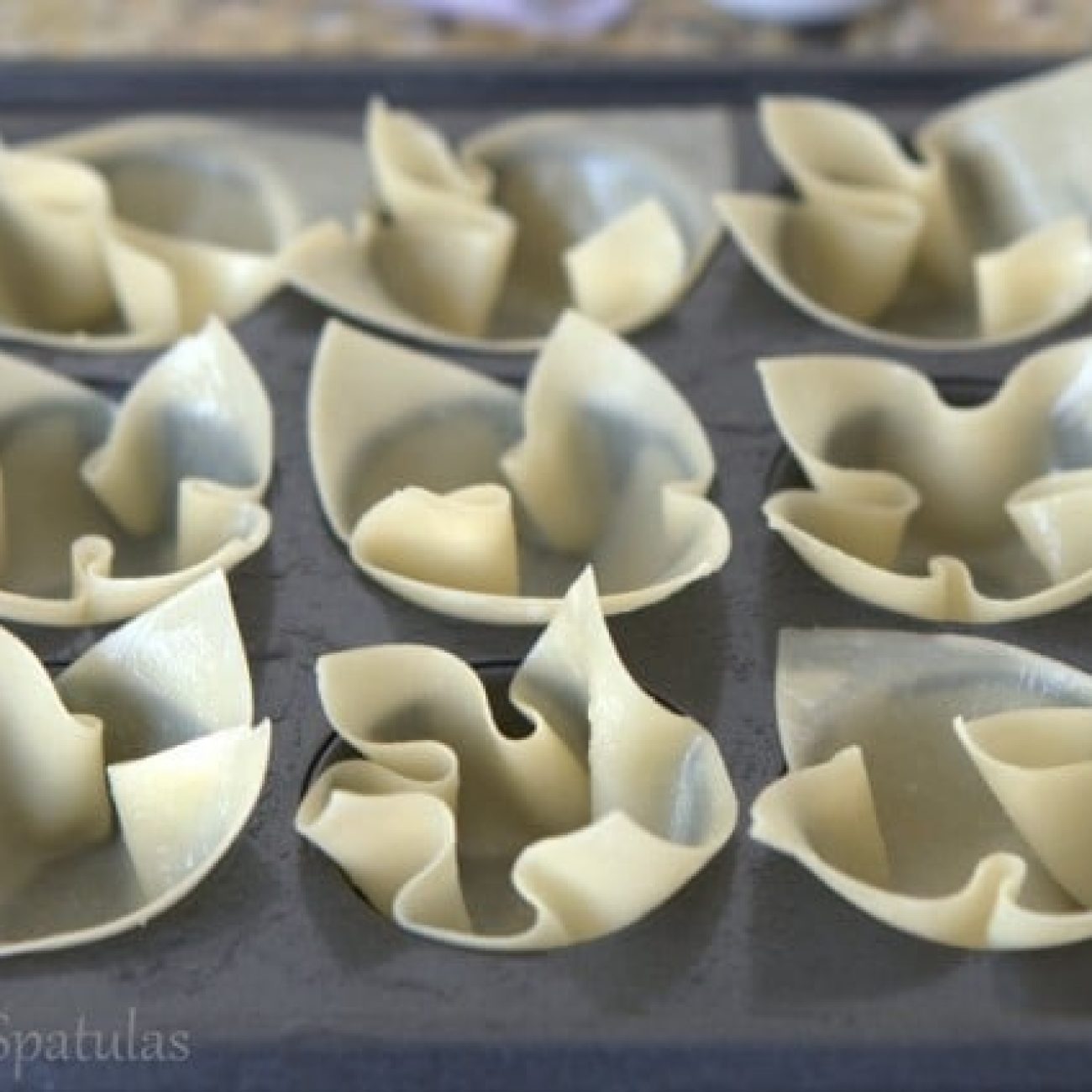 Curried Cheese- Stuffed Wontons