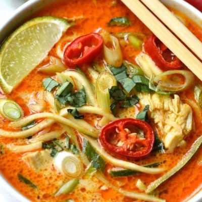 Curried Chicken And Zucchini Soup