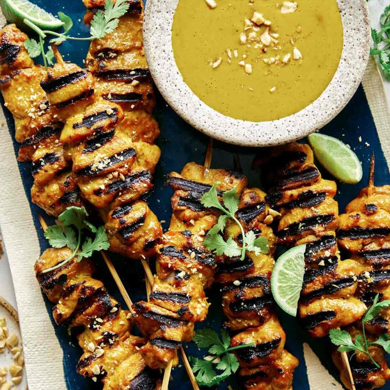 Curried Chicken Satay