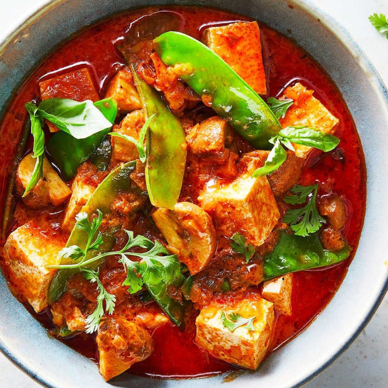 Curried Eggplant and Roasted Tomato with Tofu Recipe