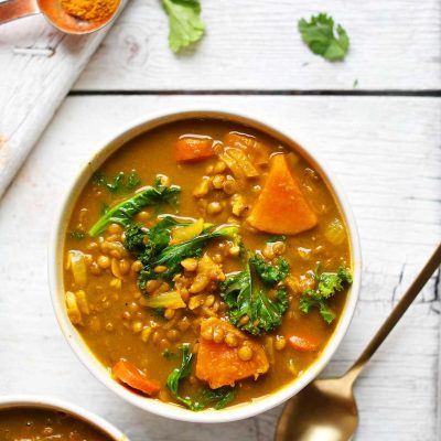 Curried Lentil And Vegetable Soup