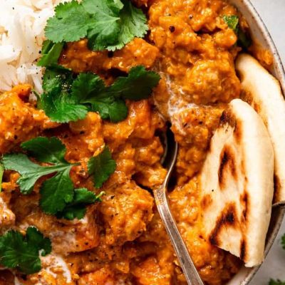 Curried Lentils With Sweet Potatoes And